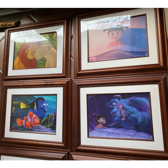Disney Exclusive Litograph Custom Wood Frames - Picture 2 of 6